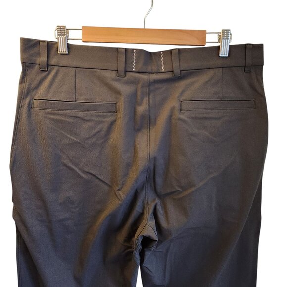 Reigning Champ Pants Men's 36 36x32 Gray Carbon Stretch Warp Knit Coach's Slim - Picture 7 of 15